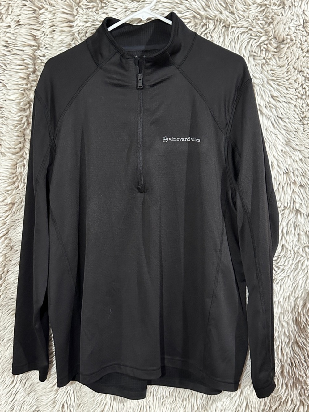 Vineyard Vines Black Half-Zip Performance Pullover